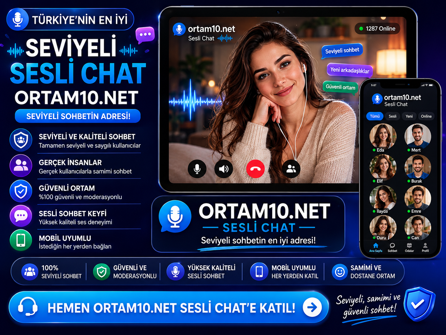 Ortam10.Net Sesli Chat – Seviyeli Sohbetin Yeni Adresi