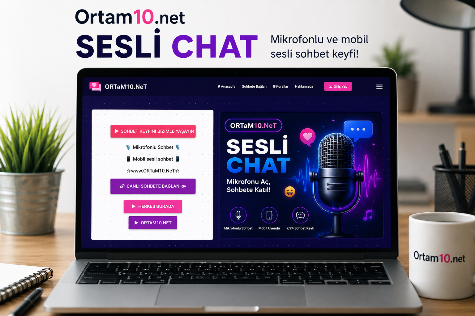 Ortam10.Net ile Sesli Sohbetin Yeni Nesli